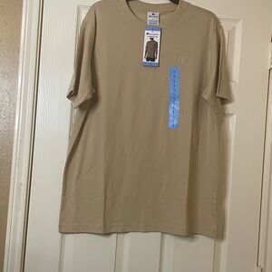 Champion Men's Tan T-Shirt Size: L